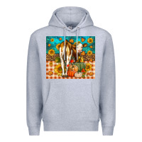 Heather Grey Western Fall Heifer Premium Hoodie - LillyAllenDesigns