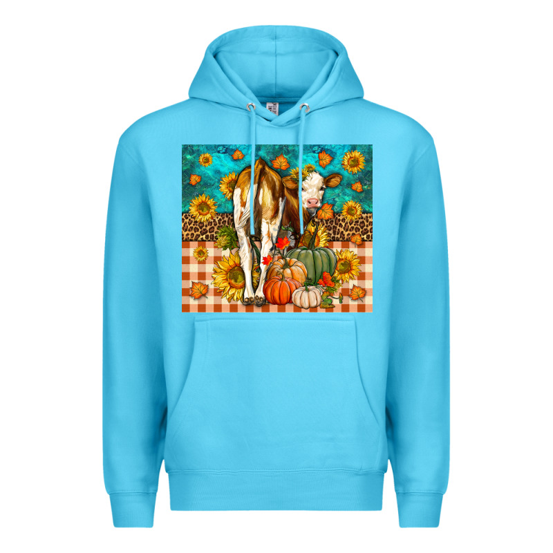 Western Fall Heifer Premium Hoodie by LillyAllenDesigns | Teevron