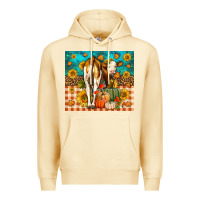 Pina Colada Western Fall Heifer Premium Hoodie - LillyAllenDesigns
