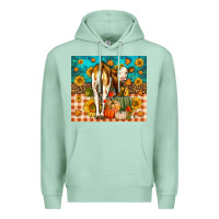 Seafoam Western Fall Heifer Premium Hoodie - LillyAllenDesigns