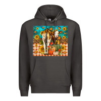 Smoke Western Fall Heifer Premium Hoodie - LillyAllenDesigns