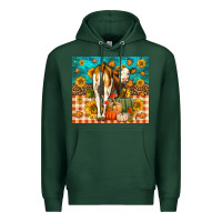 Sports Green Western Fall Heifer Premium Hoodie - LillyAllenDesigns
