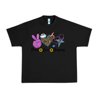 Black peace love nursing Urban Heavy Tee - CowhideDigitalArt