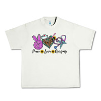Pistachio peace love nursing Urban Heavy Tee - CowhideDigitalArt