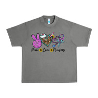Tornado peace love nursing Urban Heavy Tee - CowhideDigitalArt
