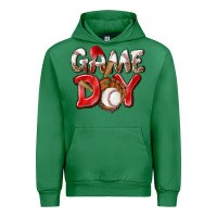 Emerald Game day Baseball Urban Hoodie - NancyCooperArtShop