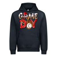 Navy Game day Baseball Urban Hoodie - NancyCooperArtShop