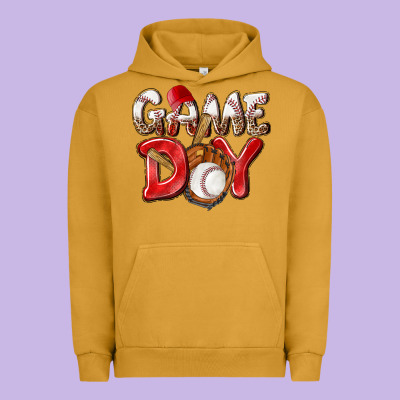 Game Day Baseball Urban Hoodie Designed By Nancycooperartshop