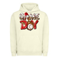 Pigment Pistachio Game day Baseball Urban Hoodie - NancyCooperArtShop