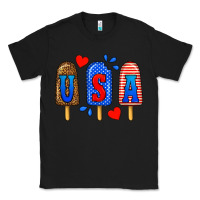 Black usa popsicles Classic Tee - BundleAndBundleShop