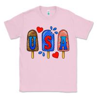 Bubblegum Pink usa popsicles Classic Tee - BundleAndBundleShop