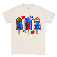 Natural usa popsicles Classic Tee - BundleAndBundleShop
