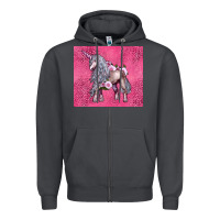 Smoke unicorn Zipper Hoodie - LillyAllenDesigns
