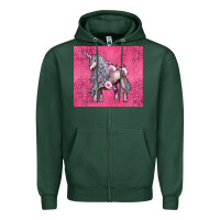 Sports Green unicorn Zipper Hoodie - LillyAllenDesigns