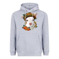 Heather Grey cute baby lamb thanksgiving nancy Heavyweight Hoodie - NancyCooperArtShop