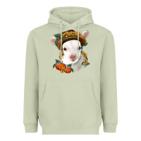Matcha cute baby lamb thanksgiving nancy Heavyweight Hoodie - NancyCooperArtShop