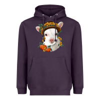 Plum cute baby lamb thanksgiving nancy Heavyweight Hoodie - NancyCooperArtShop