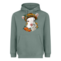 Sage cute baby lamb thanksgiving nancy Heavyweight Hoodie - NancyCooperArtShop