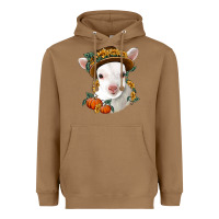 Toasted Coconut cute baby lamb thanksgiving nancy Heavyweight Hoodie - NancyCooperArtShop