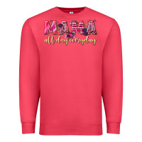 Cardinal mama all day everyday Premium Sweatshirt - NancyCooperArtShop