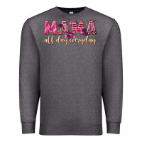 Charcoal Heather mama all day everyday Premium Sweatshirt - NancyCooperArtShop