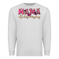 Dove Grey mama all day everyday Premium Sweatshirt - NancyCooperArtShop