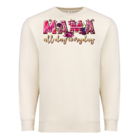 Sandshell mama all day everyday Premium Sweatshirt - NancyCooperArtShop