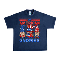 Navy all american gnomes Urban Heavy Tee - HRA Design Shop