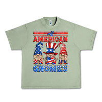 Oil Green all american gnomes Urban Heavy Tee - HRA Design Shop