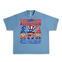 Pebble Blue all american gnomes Urban Heavy Tee - HRA Design Shop