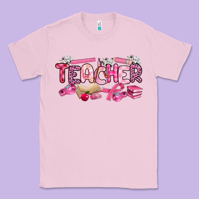 Breast Cancer Teacher Classic Tee Designed By Artiststas
