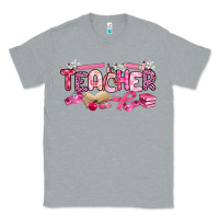 Heather Grey breast cancer teacher Classic Tee - Artiststas