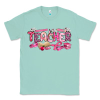 Seafoam breast cancer teacher Classic Tee - Artiststas