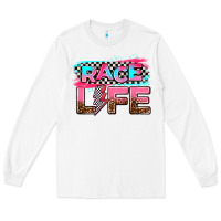 White race life Long Sleeve Tee - AdoDesignShop