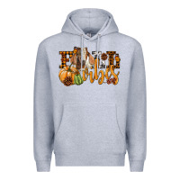 Heather Grey Fall Vibes Boer Goat Premium Hoodie - LillyAllenDesigns