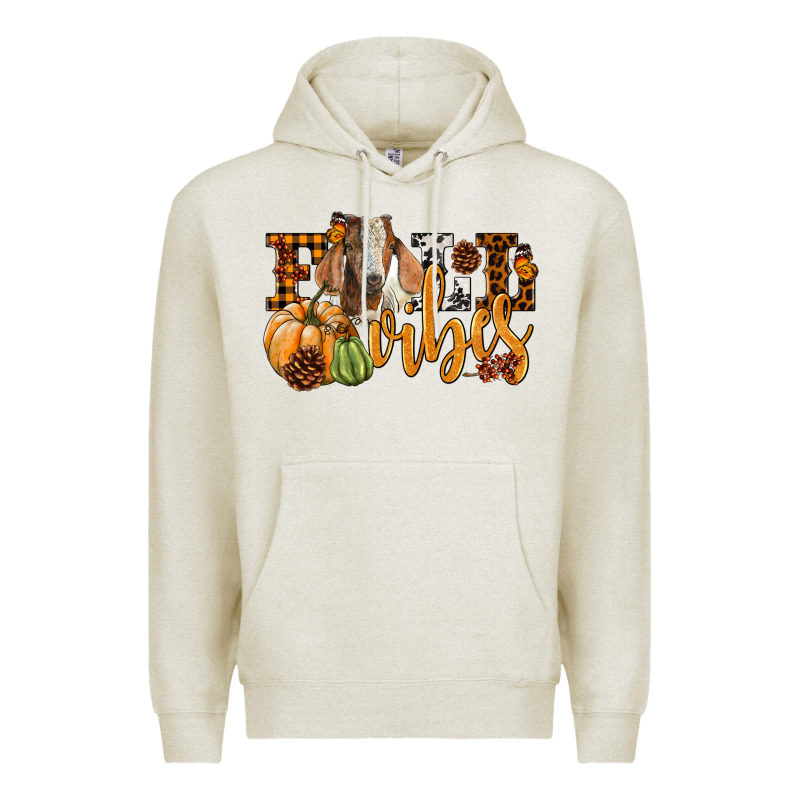 Fall Vibes Boer Goat Premium Hoodie by LillyAllenDesigns | Teevron