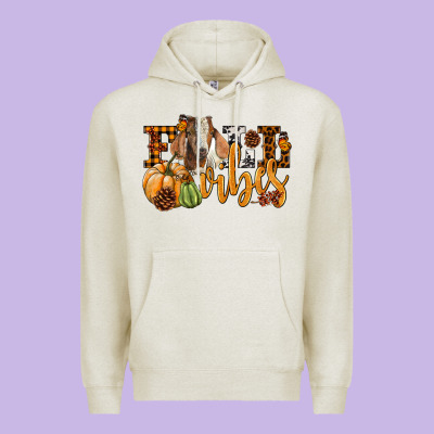 Fall Vibes Boer Goat Premium Hoodie Designed By Lillyallendesigns