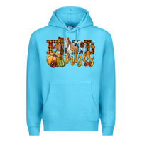 Ocean Blue Fall Vibes Boer Goat Premium Hoodie - LillyAllenDesigns