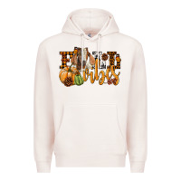 Pale Pink Fall Vibes Boer Goat Premium Hoodie - LillyAllenDesigns