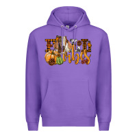 Purple Fall Vibes Boer Goat Premium Hoodie - LillyAllenDesigns