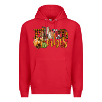 Red Fall Vibes Boer Goat Premium Hoodie - LillyAllenDesigns