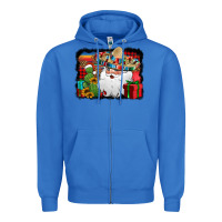 True Royal Santa Claus Spanish Christmas Zipper Hoodie - Jasminsmagicworld