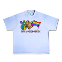 Grape Ice peace love pride Urban Heavy Tee - CowhideDigitalArt