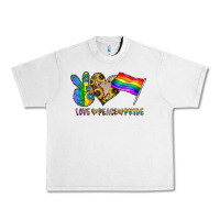 Lunar Rock peace love pride Urban Heavy Tee - CowhideDigitalArt