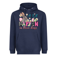 Navy A lot can happen in three days Heavyweight Hoodie - NancyCooperArtShop