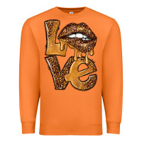 Carrot love leopard with lips Premium Sweatshirt - NancyCooperArtShop