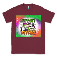 Burgundy supports your local witches tumbler Classic Tee - BundleAndBundleShop