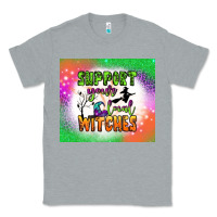 Heather Grey supports your local witches tumbler Classic Tee - BundleAndBundleShop