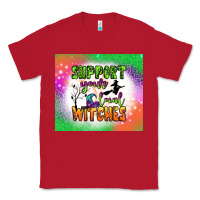 Red supports your local witches tumbler Classic Tee - BundleAndBundleShop