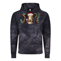 Cloud Black christmas joy with heifer cow Vintage Hoodie - RanaPortraitStore